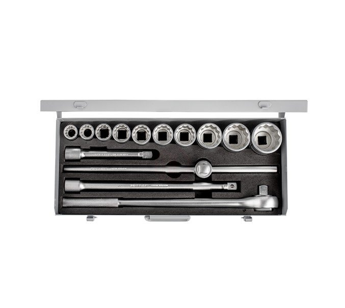 izeltasOnikiKoseLokmaAnahtarTakimi34inc14Parca.jpg İzeltaş Oniki Köşe Lokma Anahtar Takımı 34 İnç 14 Parça - Görsel 1